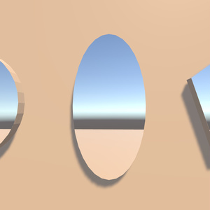 커스텀거울 / カスタム形状の鏡 / Custom Shape Mirror VRChat 缩略图 7