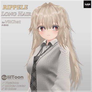 Ripple Long Hair  [VRC向けヘア]