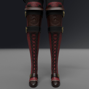 Steampunk Boots (read description for discount) Commercial Use