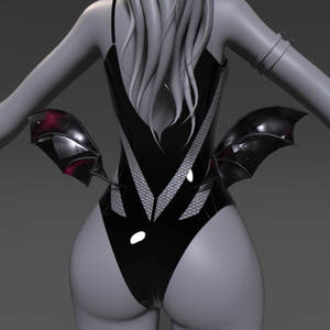 Bat Bodysuit (read description for discount) Commercial Use 缩略图 2