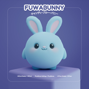 [VRChat Ready] FUWABUNNY - フワバニー - Mochi Bunny