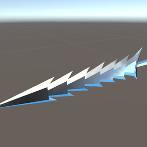 Free] [For VRChat/Quest] Bendable bellows sword with PB