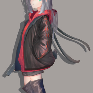 二次受注生産】凪白みと_オリジナルデスクマット1000×350 - white fox