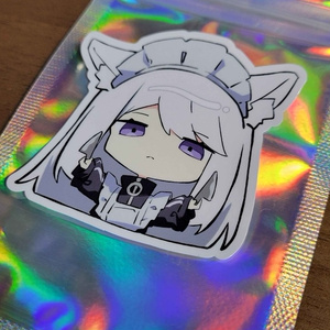 白ステッカー