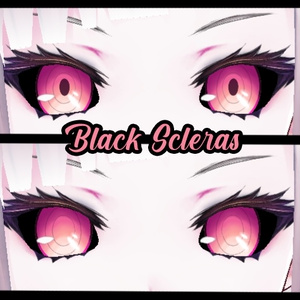 VRoid Eye Texture - Anime Demon Eyes (With or Without Pupils) (14 Colors)