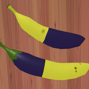 バナナのナス、バナナス（3Dモデル）
