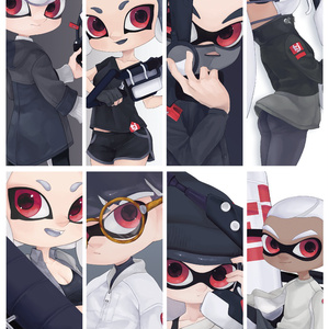 【ふるさと割】 466s ファッションイラスト合同 LOOKBOOK【Splatoon ノート・メモ帳