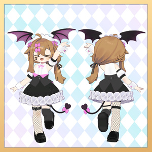 【まめふれんず対応】小悪魔ワンピース 缩略图 3