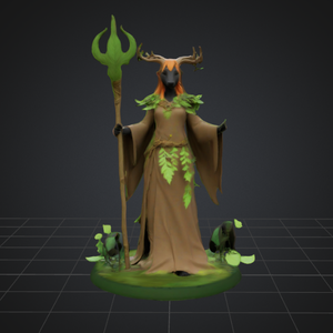 ファンタジーエンチャンテッドウッズドルイドブレード3DモデルVRChat vrc