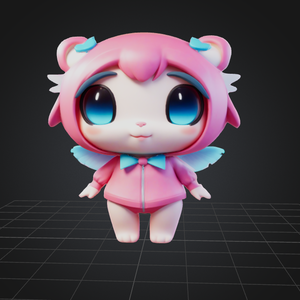 ちびパフに最適なファンタジーキャラクター：小さな翼を持つ愛らしいかわいいアバター