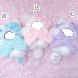 着ぐるみ ぬい服 おすわり ねこ 16cm サイズ ピンク - Cuddly Toy - BOOTH