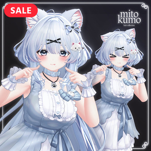 🔴On Sale ❄️【VRC Hair】 ◈Snow Kit Hair◈