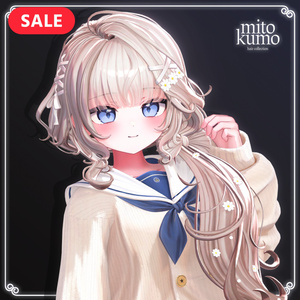 🔴On Sale 🎀【VRC Hair】 ◈Daisy Ribbon Hair◈