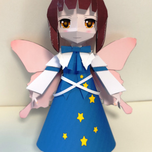 のび式ペーパークラフト　スターサファイア