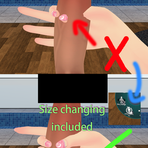 【MA対応】Handjob Gesture with Size changing gimmicks