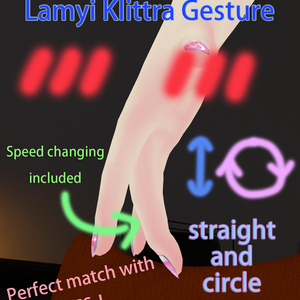 【MA対応】Klittra Gesture with speed changing gimmicks