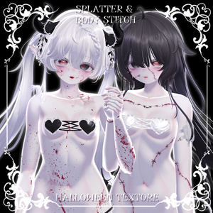 Halloween Texture [Body Stitch & Splattered Blood]