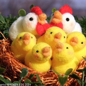 えさくれひよこ＆えさくれにわとり