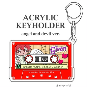 キヅナツキ「ギヴン」「ちびギヴン」ダイカットビニールパスケース（まふゆ） ちびギヴン」ダイカットビニールパスケース＜まふゆ