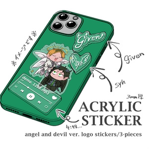 キヅナツキ「ギヴン」「ちびギヴン」ダイカットビニールパスケース（まふゆ） ちびギヴン」ダイカットビニールパスケース＜まふゆ