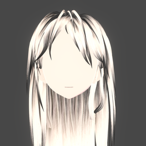[VRoid] Gothic long hairstyle preset