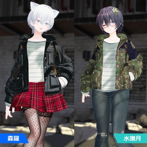 11アバター対応 Street Outfit Set／紫空 リィンブラウ 桔梗 リセ ルーナリット 萌 舞夜 セレスティア マヌカ 森羅 水撫月 缩略图 12