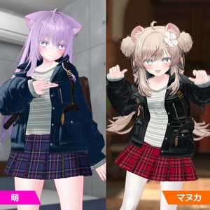 11アバター対応 Street Outfit Set／紫空 リィンブラウ 桔梗 リセ ルーナリット 萌 舞夜 セレスティア マヌカ 森羅 水撫月 缩略图 11
