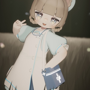 【キプフェル対応】🍩もちもちどーなつヘア🍩【MA設定済み】 #marblepouch 缩略图 4