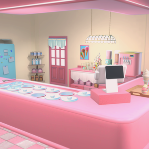 Icecream Shop [Warudo PRO / Nilotoon / URP / Environment]