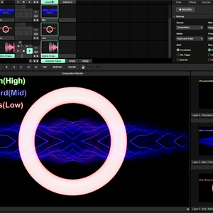 VJアドベントカレンダー2024 gekko Resolume Sample Composition