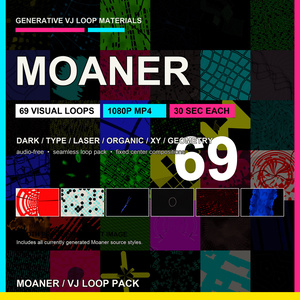 ~MOANER~ gekko VJ Sample Pack 69clips