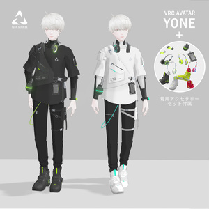 オリジナル3Dモデル "YONE" tech version アクセサリーセット付属