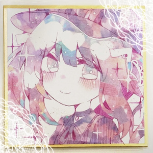 魔法少女ノ魔女裁判 遠野ハンナ 手描き中色紙 - noa-rei - BOOTH