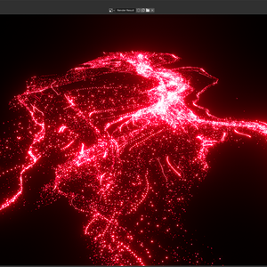 Blender Particle: 流れエフェクト3