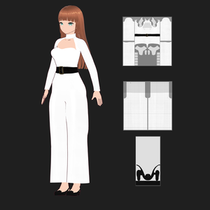 Jumpsuit with collar for women