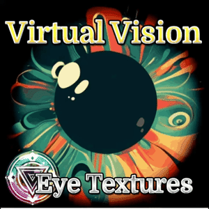 Painted Valley Eyes Animated Audio link Eyes - Eye Textures for 3D Models VRM, MMD, Avatars or VRCHAT 