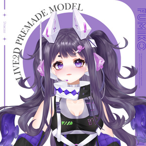 【Live2Dモデル】Alien E-Girl Fumiko | 19 expressions