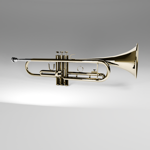 【無料版：3Dモデル】トランペット