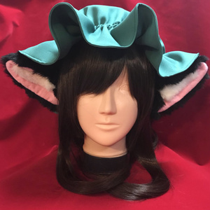 【むいむい工房】ZUN帽　男女兼用　八雲橙（耳付き）ZUN帽子　例大祭