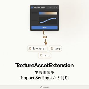 TextureAssetExtension -Unityテクスチャベイク基盤+グラデーション&カーブ用ベイクツール-