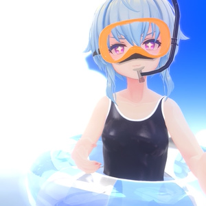 [無料]浮き輪と水中眼鏡 缩略图 5
