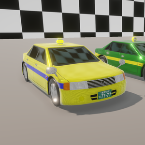 【Unity(URP)向け】LowPolyRealisticVehicle4(ローポリリアル風車両4)【ForUnity(URP)】