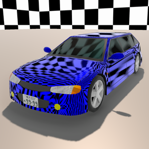 【Unity(URP)向け】LowPolyRealisticVehicle2(ローポリリアル風車両2)【ForUnity(URP)】