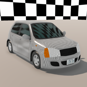 【Unity(URP)向け】LowPolyRealisticVehicle6(ローポリリアル風車両6)【ForUnity(URP)】