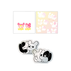 ばくとどちゃん　メモ帳+ぴかぴかシールセット