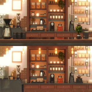 コーヒーショップ・喫茶店・カフェ・配信部屋（ VTuber向け）