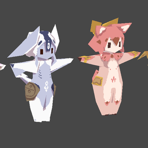 モクリシリーズ256ポリゴンモデル