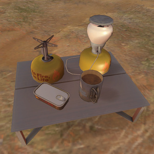 【ソロキャンセット】Quest対応 そのままアップロード出来るワールドシーン付き VRChat想定ソロキャンプセット 缩略图 7