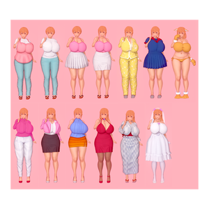 【キャラ配布】真理子（日常化した親子…三年後）