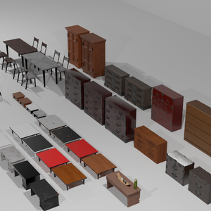 【VRChat World SDK3】家具 畳セット